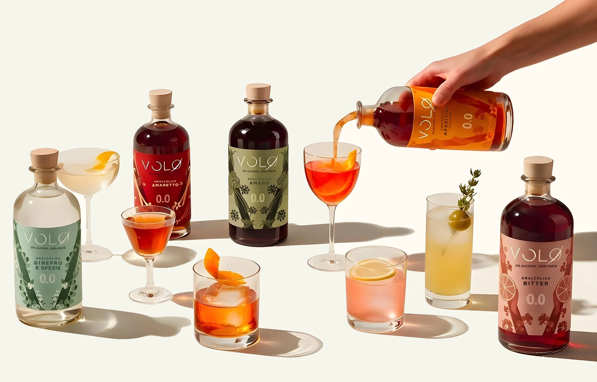 VOLØ VOL0 Volzero 0.0% ABV Italian botanical aperitifs and amaro