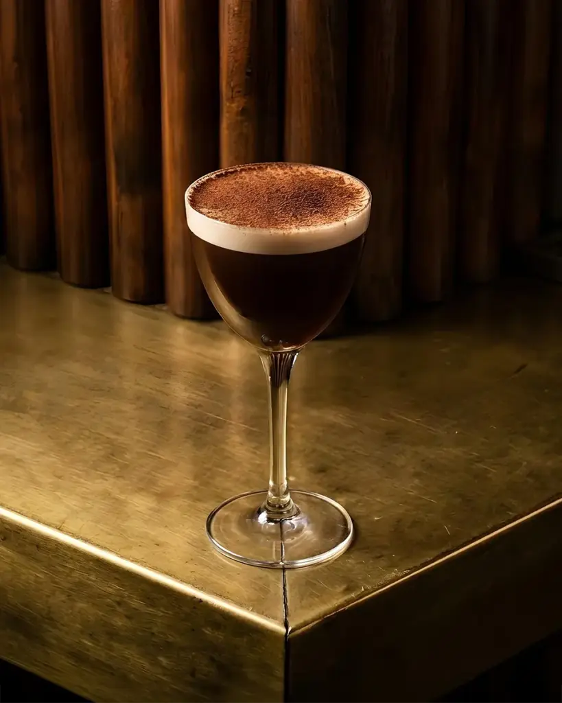 Espresso Amaretto cocktail with VOLØ Amaretto and espresso